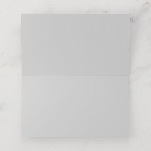 Diagonal schwarz, grau, metallisch gestreift platzkarte (Innenseite Aufgefaltet)