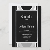 Diagonal schwarz, grau, metallisch gestreift rette