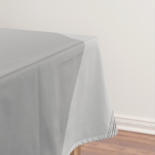 Diagonal, schwarz, grau, metallisch gestreift tischdecke (Beispiel)