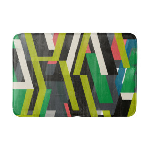 Diagonal-Slipstream-Muster Badematte