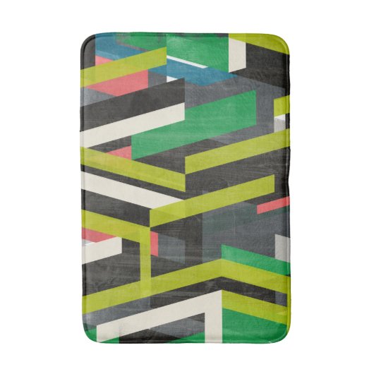 Diagonal-Slipstream-Muster Badematte (Vorderseite Vertikal)