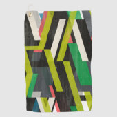 Diagonal-Slipstream-Muster Golfhandtuch (Vorderseite)