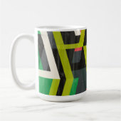Diagonal-Slipstream-Muster Kaffeetasse (Links)