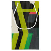 Diagonal-Slipstream-Muster Kleine Geschenktüte (Rückseite)