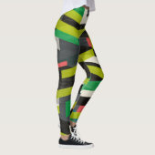 Diagonal-Slipstream-Muster Leggings (Rechts)