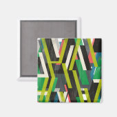 Diagonal-Slipstream-Muster Magnet (Vorderseite/Rückseite)