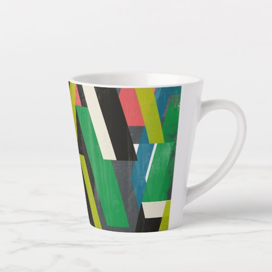 Diagonal-Slipstream-Muster Milchtasse (Rechts)