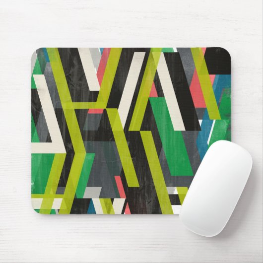 Diagonal-Slipstream-Muster Mousepad (Mit Mouse)