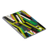 Diagonal-Slipstream-Muster Notizblock (Rechte Seite)