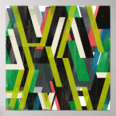 Diagonal-Slipstream-Muster Poster (Vorne)