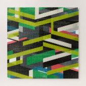 Diagonal-Slipstream-Muster Puzzle (Horizontal)