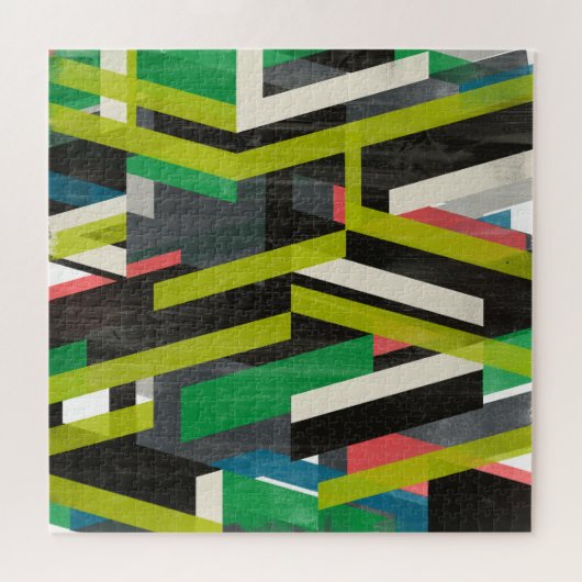 Diagonal-Slipstream-Muster Puzzle (Horizontal)