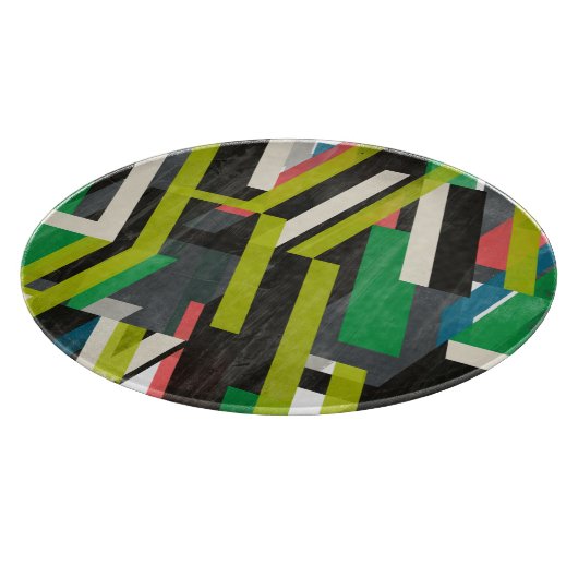 Diagonal-Slipstream-Muster Schneidebrett (Ecke)