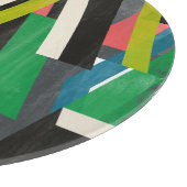 Diagonal-Slipstream-Muster Schneidebrett (Ecke)