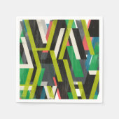 Diagonal-Slipstream-Muster Serviette (Vorderseite)