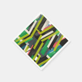 Diagonal-Slipstream-Muster Serviette (Ecke)