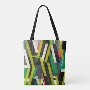 Diagonal-Slipstream-Muster Tasche