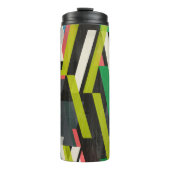 Diagonal-Slipstream-Muster Thermosbecher (Vorderseite)