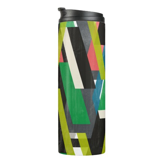 Diagonal-Slipstream-Muster Thermosbecher (Nach rechts gedreht)