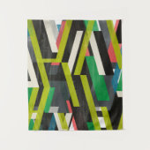 Diagonal-Slipstream-Muster Wandteppich (Vorderseite)