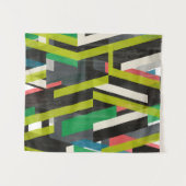 Diagonal-Slipstream-Muster Wandteppich (Vorderseite (Horizontal))