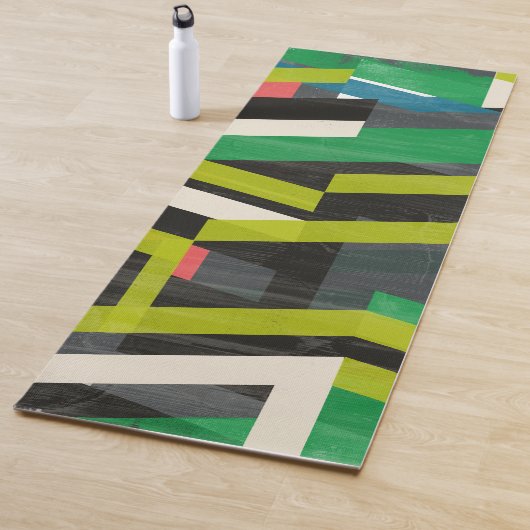 Diagonal-Slipstream-Muster Yogamatte (Beispiel)