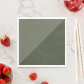 Diagonal Split Moss Green Napkin Serviette (Beispiel)