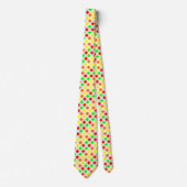 Diagonal Squares - Spectrum 02 Neck Tie Krawatte (Vorderseite)