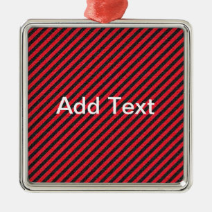 Diagonal-Streifen Ornament Aus Metall