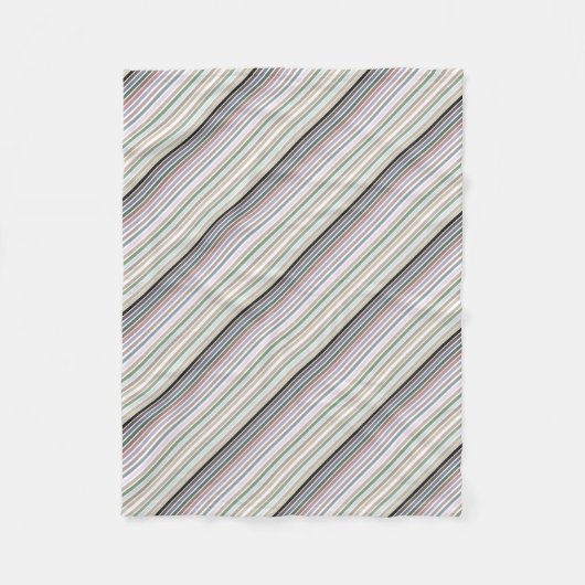 Diagonal Stripe Blanket Fleecedecke (Vorderseite)