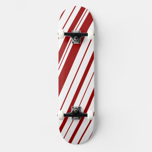 Diagonal Stripe ~ Maroon Skateboard (Vorderseite)