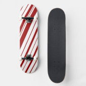 Diagonal Stripe ~ Maroon Skateboard (Vorderseite)