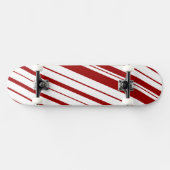 Diagonal Stripe ~ Maroon Skateboard (Horizontal)