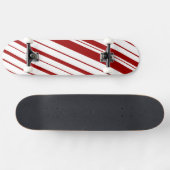 Diagonal Stripe ~ Maroon Skateboard (Horizontal)