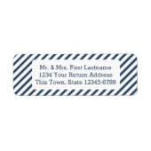 Diagonal Stripe Navy Blue (Vorne)