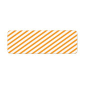 Diagonal Stripe Orange Muster (Vorne)