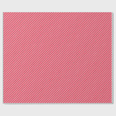Diagonal Striped Pattern Red Pink Medium Stripe Geschenkpapier (Flach)