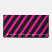 Diagonal Stripes and Technology Text Schreibtischunterlage (Vorderseite)