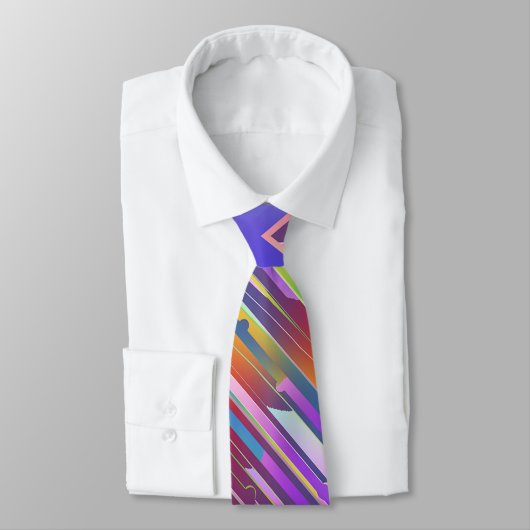 DIAGONAL STRIPES COOLE DEBONAIRE NECKTIE KRAWATTE (Gebunden)