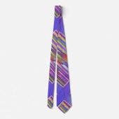 DIAGONAL STRIPES COOLE DEBONAIRE NECKTIE KRAWATTE (Rückseite)