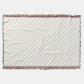 Diagonal Stripes Eggshell Decke (Vorderseite)