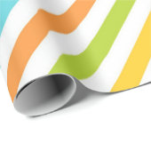 Diagonal stripes in vibrant colors geschenkpapier (Rolleneckpunkt)
