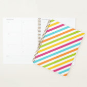 Diagonal stripes in vibrant colors planner planer (Anzeige)