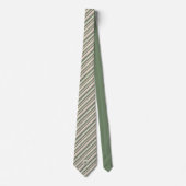 Diagonal Stripes Monogram Golf Ball Krawatte (Vorderseite)