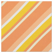 Diagonal Stripes Orange Stoff (Nahaufnahme)