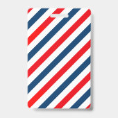 Diagonal Stripes Tricolor Ausweis (Rückseite)