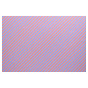 Diagonal Stripmuster (rosa und lila) Stoff