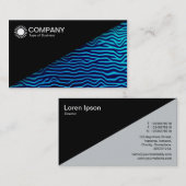 Diagonal V2 - Schwarz - Abstrakt 120716(06) Visitenkarte (Vorne/Hinten)