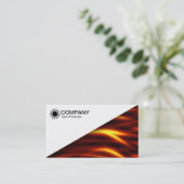 Diagonal V2 - Weiß - Feuerschwärme Visitenkarte (Stehend Vorderseite)