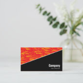 Diagonal V3 - Schwarz - Abstrakt 080716(011) Visitenkarte (Stehend Vorderseite)